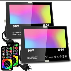 Colorful LED Flood Lights with Remote